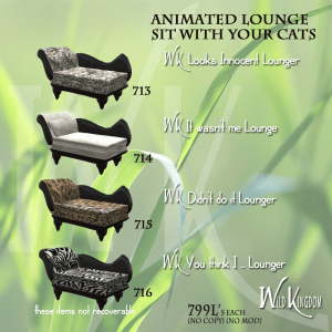 A comfy place to sit with your cats.