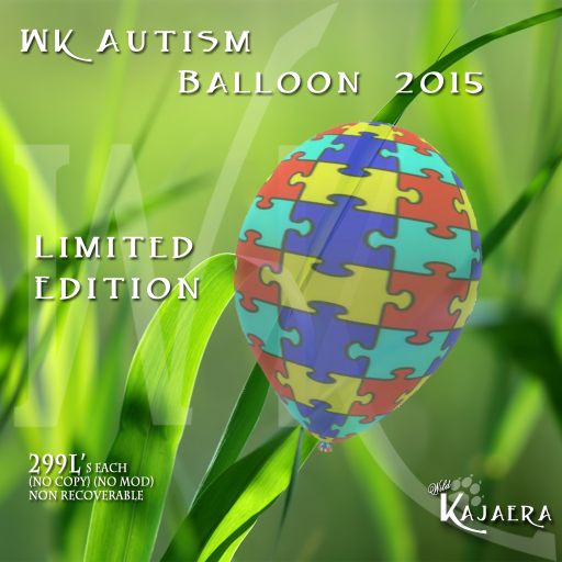 WK Autism Balloon