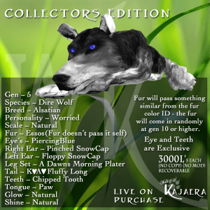 CE Dire Wolf